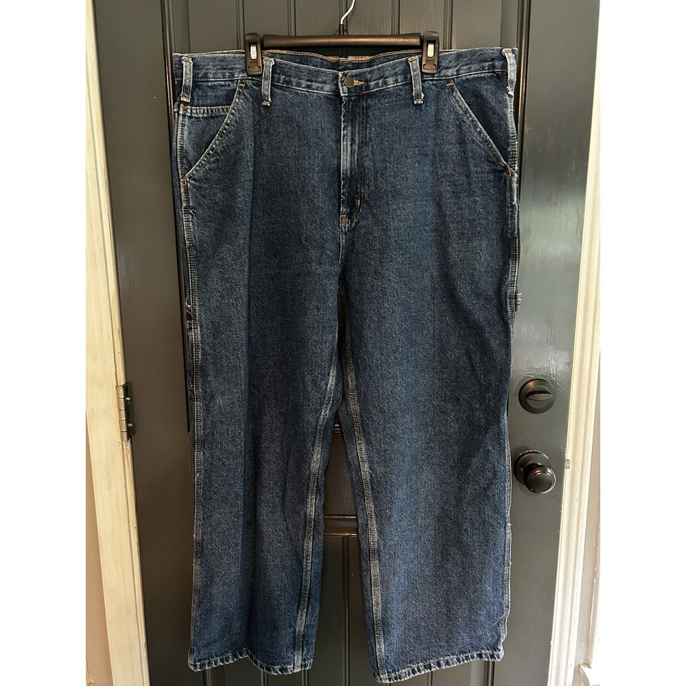 Rural King Real Work Wear Carpenter Blue Jeans -‎ 42 x 30 - RKCARP